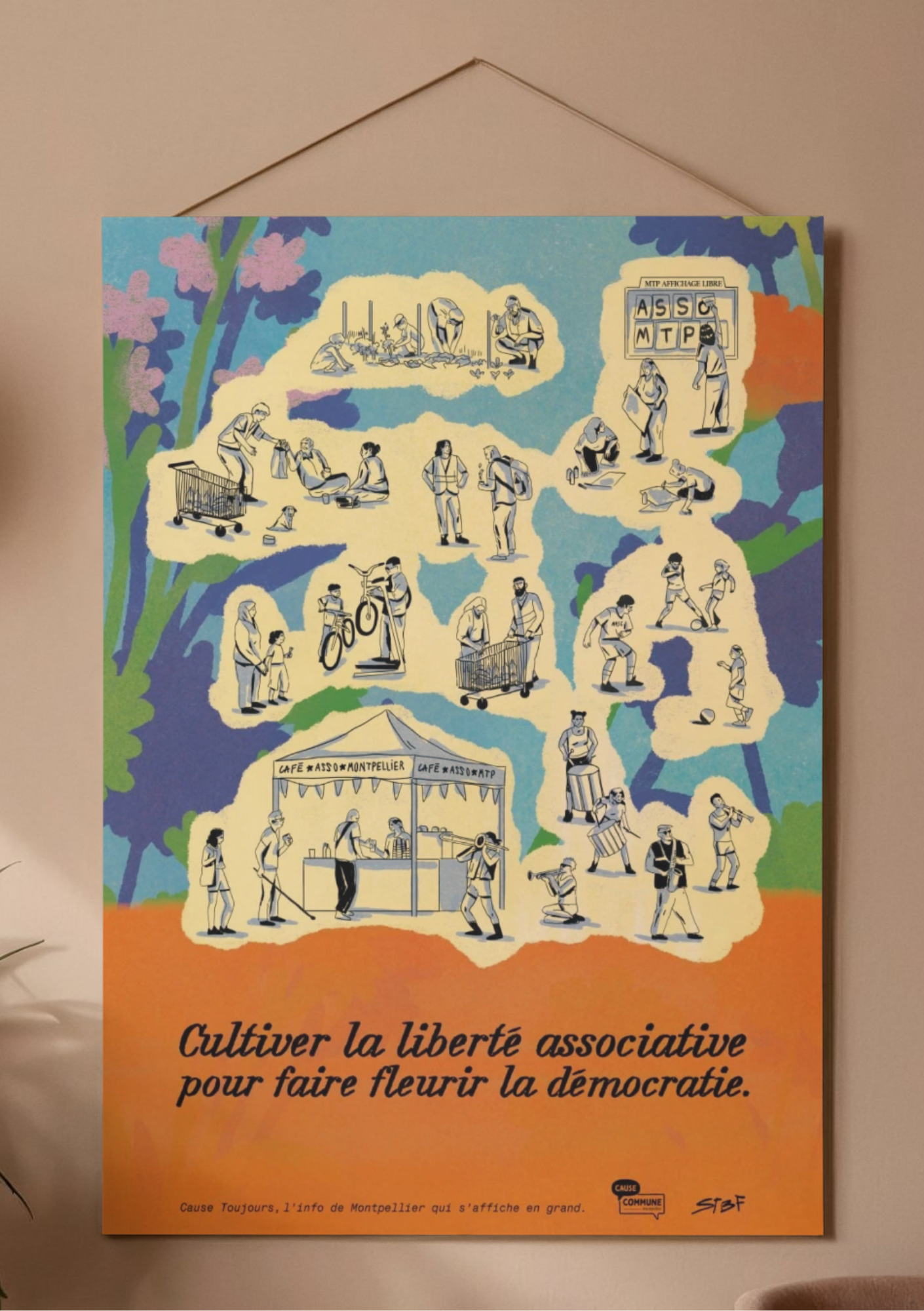 Poster A2 du N°001 par STBF — Cause Toujours !